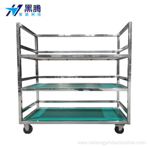 Stainless steel multi-layer trolley